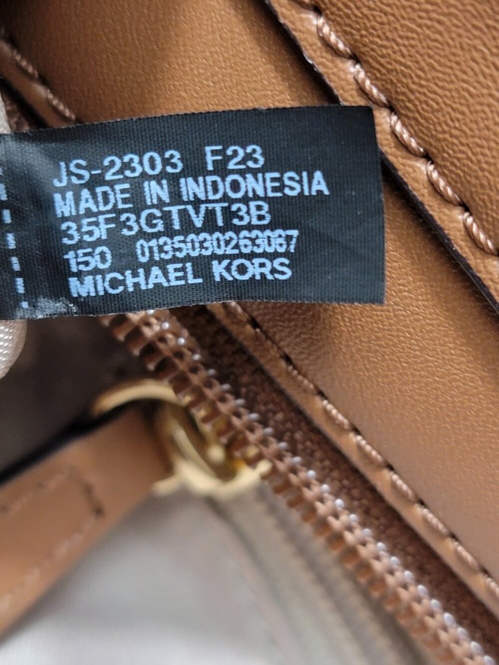 Michael Kors Jet Set Medium Logo Pocket Tote Vanilla MK Signature 35F3GTVT3B - Picture 14 of 15